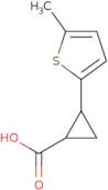 2-(5-Methylthiophen-2-yl)cyclopropane-1-carboxylic acid