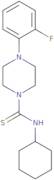 (cyclohexylamino)(4-(2-fluorophenyl)piperazinyl)methane-1-thione