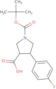 (3R,4R)-1-(tert-Butoxycarbonyl)-4-(4-fluorophenyl)pyrrolidine-3-carboxylic acid