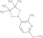 6-Methoxy-2-methyl-3-(4,4,5,5-tetramethyl-1,3,2-dioxaborolan-2-yl)pyridine