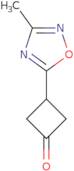 3-(3-Methyl-1,2,4-oxadiazol-5-yl)cyclobutan-1-one
