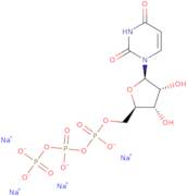 Uridine-5'-(tetrahydrogen triphosphate) sodium salt (1:4)