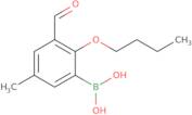 2-Butoxy-3-formyl-5-methylphenylboronic acid