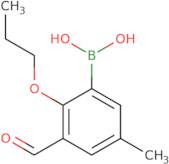 3-Formyl-5-methyl-2-propoxyphenylboronic acid