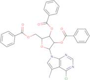 (2R,3R,4R,5R)-2-((benzoyloxy)methyl)-5-(4-chloro-5-iodo-7H-pyrrolo[2,3-d]pyrimidin-7-yl)tetrahyd...