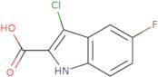 3-Chloro-5-fluoro-1H-indole-2-carboxylic acid