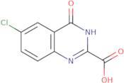 6-chloro-4-oxo-1,4-dihydroquinazoline-2-carboxylic acid