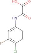 [(4-Chloro-3-fluorophenyl)carbamoyl]formic acid