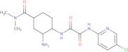 N-[(1S,2R,4S)-2-Amino-4-(dimethylcarbamoyl)cyclohexyl]-N'-(5-chloropyridin-2-yl)oxamide