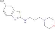 6-Methyl-N-(3-morpholin-4-ylpropyl)-1,3-benzothiazol-2-amine