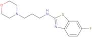 6-Fluoro-N-(3-morpholin-4-ylpropyl)-1,3-benzothiazol-2-amine