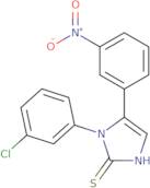 1-(3-Chlorophenyl)-5-(3-nitrophenyl)-1H-imidazole-2-thiol