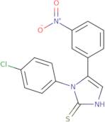 1-(4-Chlorophenyl)-5-(3-nitrophenyl)-1H-imidazole-2-thiol