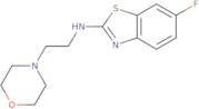 6-Fluoro-N-(2-morpholin-4-ylethyl)-1,3-benzothiazol-2-amine