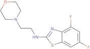 4,6-Difluoro-N-(2-morpholin-4-ylethyl)-1,3-benzothiazol-2-amine