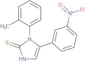 1-(2-Methylphenyl)-5-(3-nitrophenyl)-1H-imidazole-2-thiol