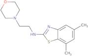 5,7-Dimethyl-N-(2-morpholin-4-ylethyl)-1,3-benzothiazol-2-amine