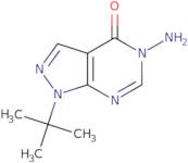 5-Amino-1-tert-butyl-1,5-dihydro-4H-pyrazolo[3,4-d]pyrimidin-4-one