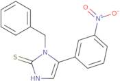 1-Benzyl-5-(3-nitrophenyl)-1H-imidazole-2-thiol