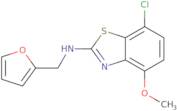 7-Chloro-N-(2-furylmethyl)-4-methoxy-1,3-benzothiazol-2-amine