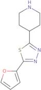 4-[5-(2-Furyl)-1,3,4-thiadiazol-2-yl]piperidine