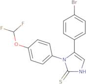 5-(4-Bromophenyl)-1-[4-(difluoromethoxy)phenyl]-1H-imidazole-2-thiol