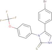 5-(4-Bromophenyl)-1-[4-(trifluoromethoxy)phenyl]-1H-imidazole-2-thiol