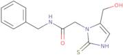 N-Benzyl-2-[5-(hydroxymethyl)-2-mercapto-1H-imidazol-1-yl]acetamide