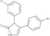 5-(4-Bromophenyl)-1-(3-chlorophenyl)-1H-imidazole-2-thiol