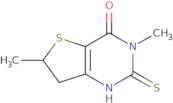 3,6-Dimethyl-2-sulfanyl-3H,4H,6H,7H-thieno[3,2-d]pyrimidin-4-one