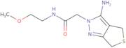 2-(3-Amino-4H-thieno[3,4-c]pyrazol-2(6H)-yl)-N-(2-methoxyethyl)acetamide