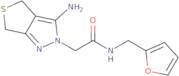 2-(3-Amino-4H-thieno[3,4-c]pyrazol-2(6H)-yl)-N-(2-furylmethyl)acetamide