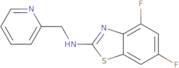 4,6-Difluoro-N-(pyridin-2-ylmethyl)-1,3-benzothiazol-2-amine