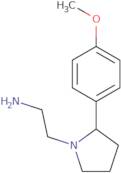 {2-[2-(4-Methoxyphenyl)pyrrolidin-1-yl]ethyl}amine