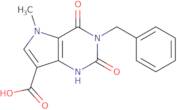 3-Benzyl-5-methyl-2,4-dioxo-2,3,4,5-tetrahydro-1H-pyrrolo[3,2-d]pyrimidine-7-carboxylic acid