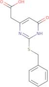 [2-(Benzylthio)-6-oxo-1,6-dihydropyrimidin-4-yl]acetic acid