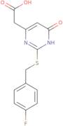 (2-[(4-Fluorobenzyl)thio]-6-oxo-1,6-dihydropyrimidin-4-yl)acetic acid