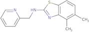 4,5-Dimethyl-N-(pyridin-2-ylmethyl)-1,3-benzothiazol-2-amine
