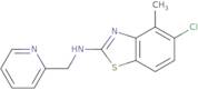 5-Chloro-4-methyl-N-(pyridin-2-ylmethyl)-1,3-benzothiazol-2-amine