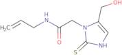 N-Allyl-2-[5-(hydroxymethyl)-2-mercapto-1H-imidazol-1-yl]acetamide