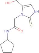 N-Cyclopentyl-2-[5-(hydroxymethyl)-2-mercapto-1H-imidazol-1-yl]acetamide