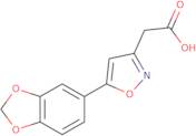 [5-(1,3-Benzodioxol-5-yl)isoxazol-3-yl]acetic acid