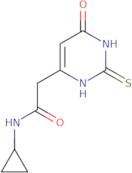 N-Cyclopropyl-2-(2-mercapto-6-oxo-1,6-dihydropyrimidin-4-yl)acetamide