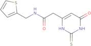 2-(2-Mercapto-6-oxo-1,6-dihydropyrimidin-4-yl)-N-(2-thienylmethyl)acetamide