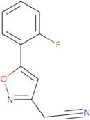 [5-(2-Fluorophenyl)isoxazol-3-yl]acetonitrile