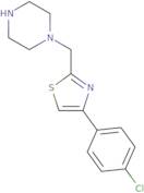 1-{[4-(4-Chlorophenyl)-1,3-thiazol-2-yl]methyl}piperazine
