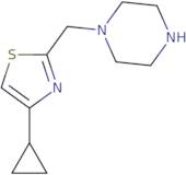 1-[(4-Cyclopropyl-1,3-thiazol-2-yl)methyl]piperazine