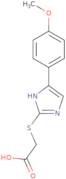 {[5-(4-Methoxyphenyl)-1H-imidazol-2-yl]sulfanyl}acetic acid