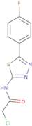 2-Chloro-N-[5-(4-fluorophenyl)-1,3,4-thiadiazol-2-yl]acetamide