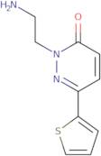 2-(2-Aminoethyl)-6-(2-thienyl)pyridazin-3(2{H})-one